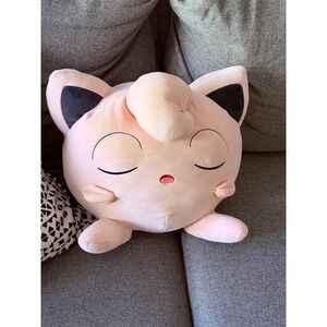 Pokémon Jigglypuff XL Sleeping Plush 18in Pink Stuffed Animal Large NWT Target